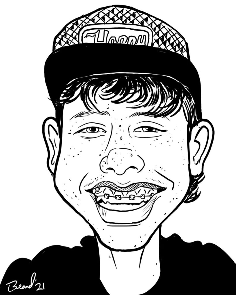 Single Head & Shoulders Caricature