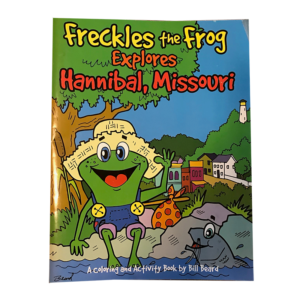 Freckles the Frog Explores Hannibal, Missouri