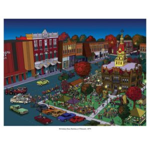 1970s Pittsfield Fall Festival Print